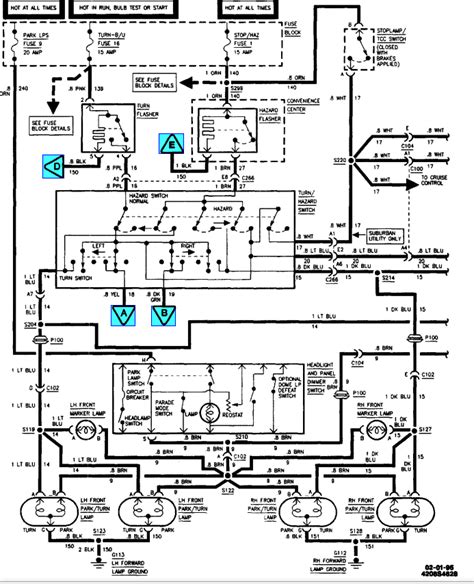 1988-95 chevy truck firewall wiring junction box|1995 Chevy g20 wiring diagram.